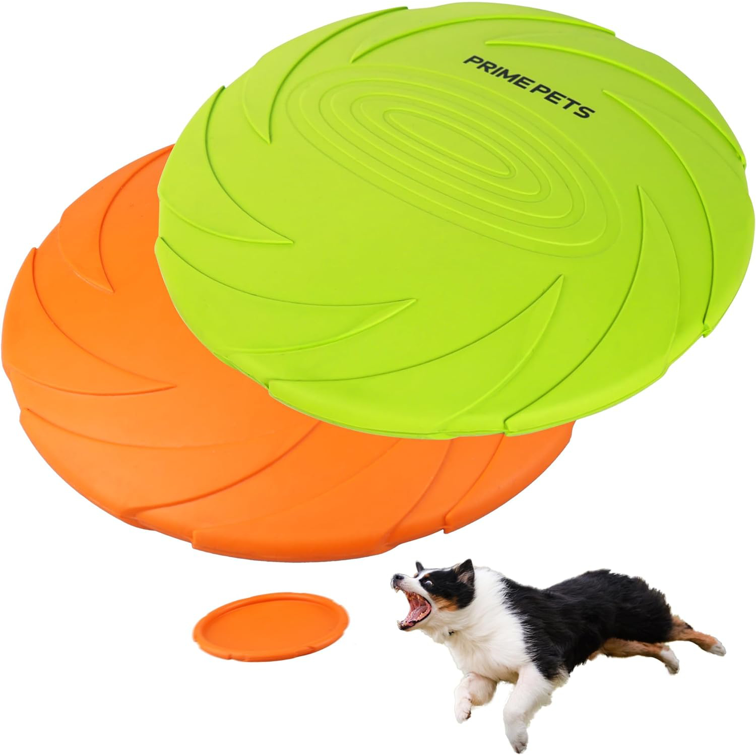 PrimePets Dog Flying Disc Frisbee (2 pack) new