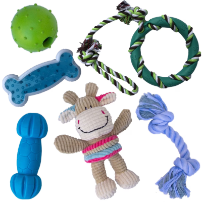 Rocket & Rex Puppy Chew Toy Variety Pack