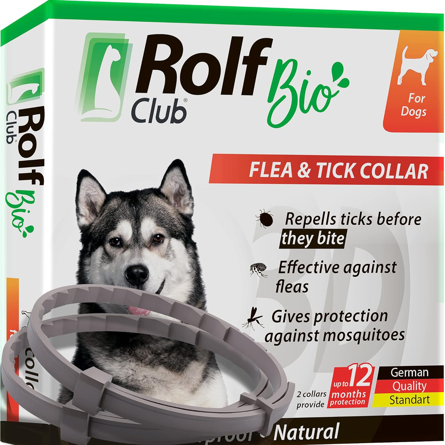 Rolf Club Tick and Flea Collar for Dogs