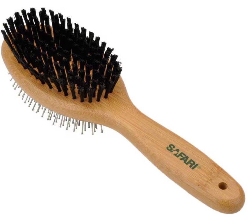 Safari Bamboo Pin & Bristle Combo Dog Brush