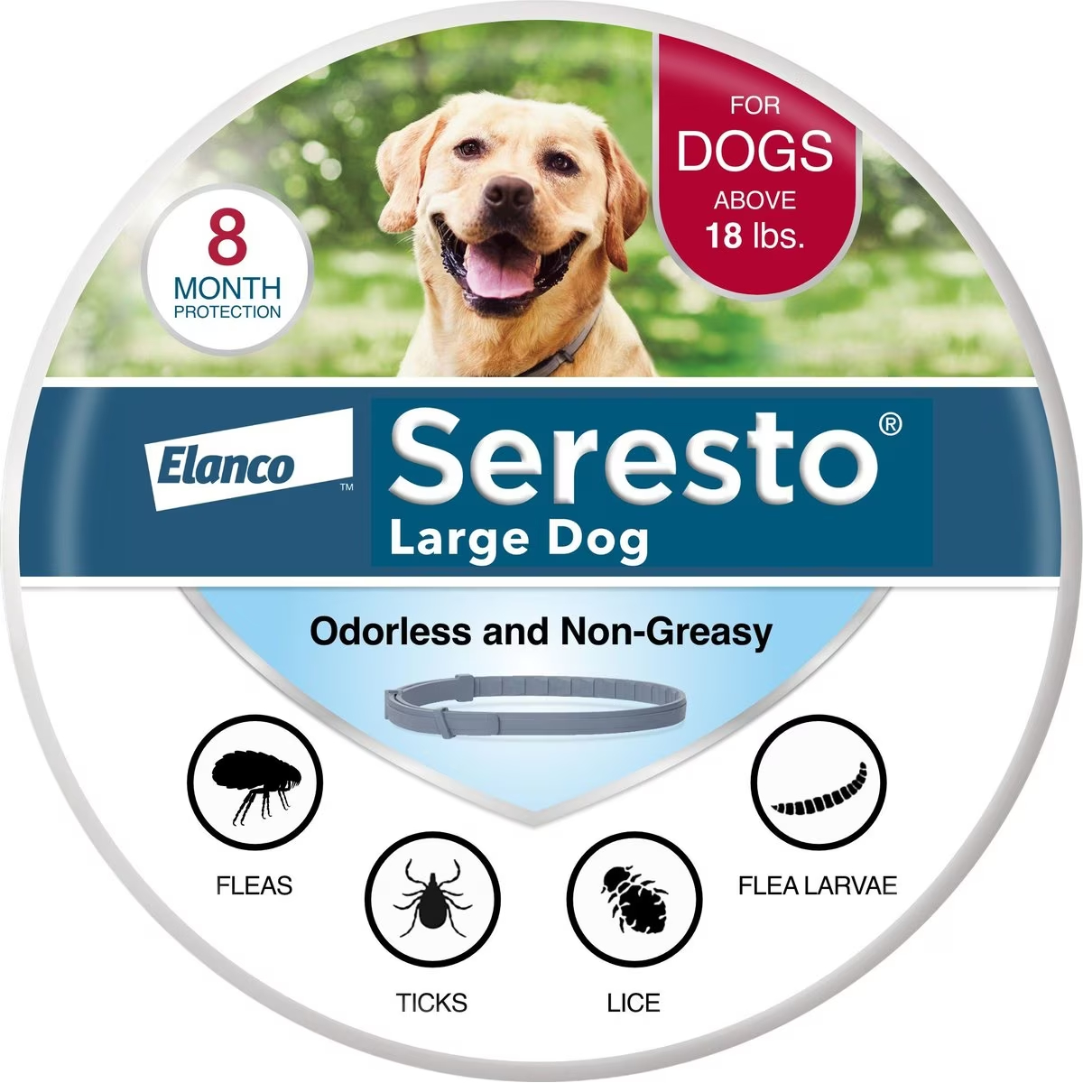 Seresto Flea and Tick Collar for Large Dogs 