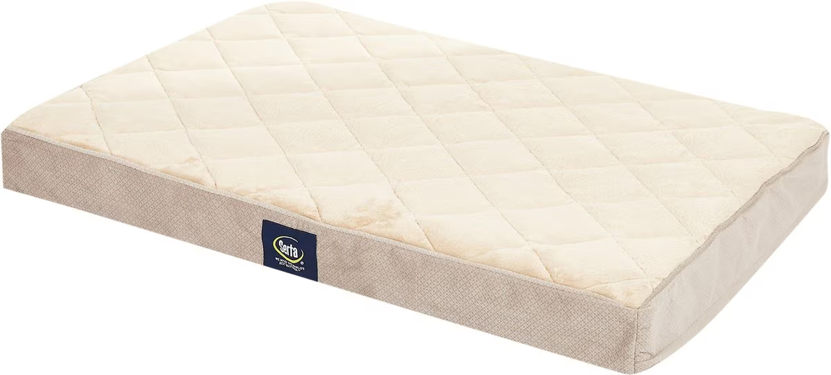 Serta Quilted Orthopedic Pillowtop Dog Bed with Removable Cover