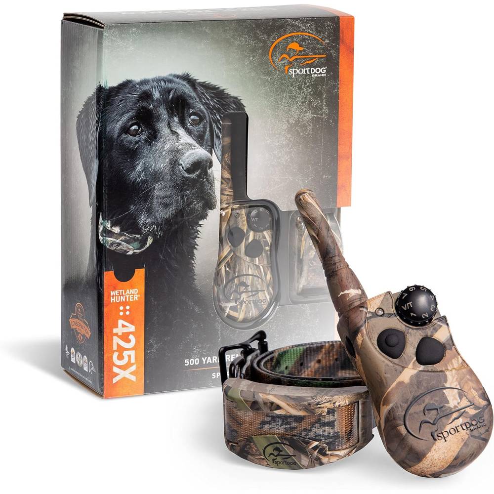 SportDOG Brand WetlandHunter 425X Camouflage Shock Collar For Dogs