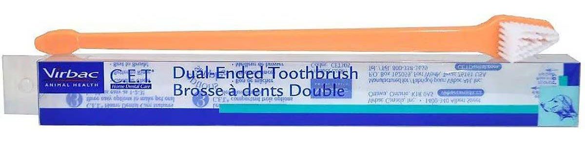 Virbac C.E.T. Dual-Ended Dog & Cat Toothbrush