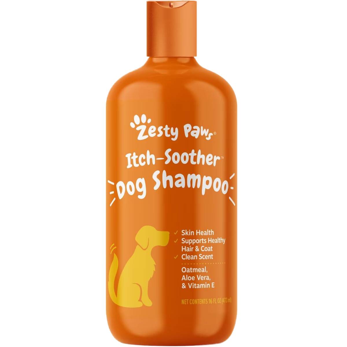 Zesty Paws Itch Soother Dog Shampoo with Oatmeal & Aloe Vera, for Skin Moisture & Shiny Coats