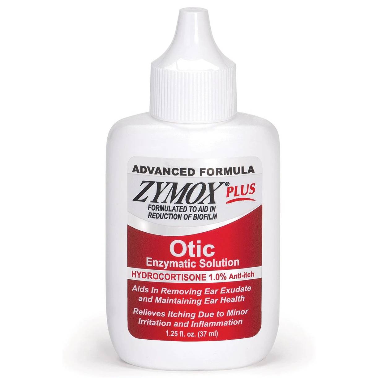 Zymox Plus Advanced Formula 1% Hydrocortisone Otic Dog & Cat Ear Solution