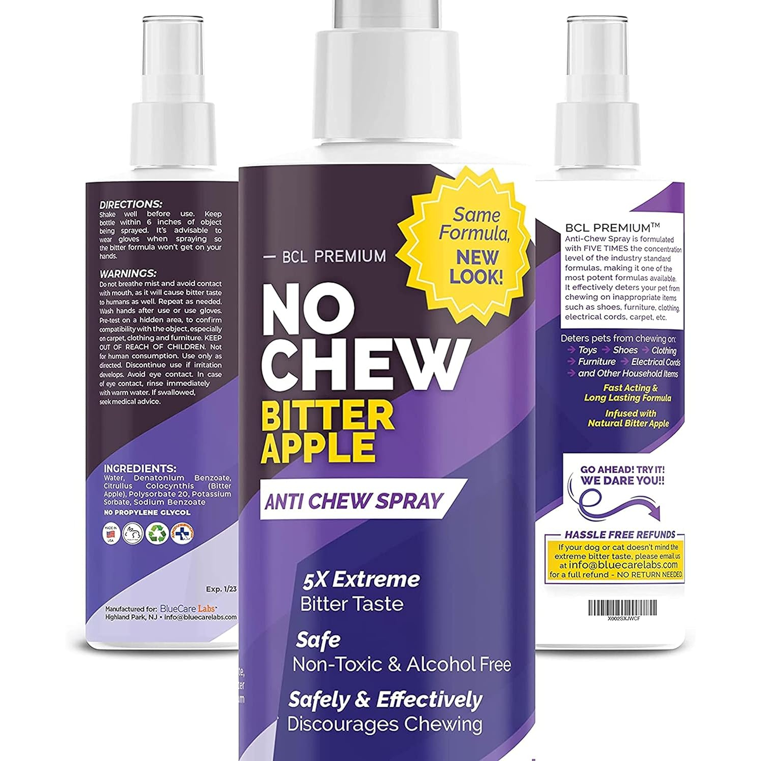 BLUECARE LABS No Chew Bitter Apple Anti-Chew Spray