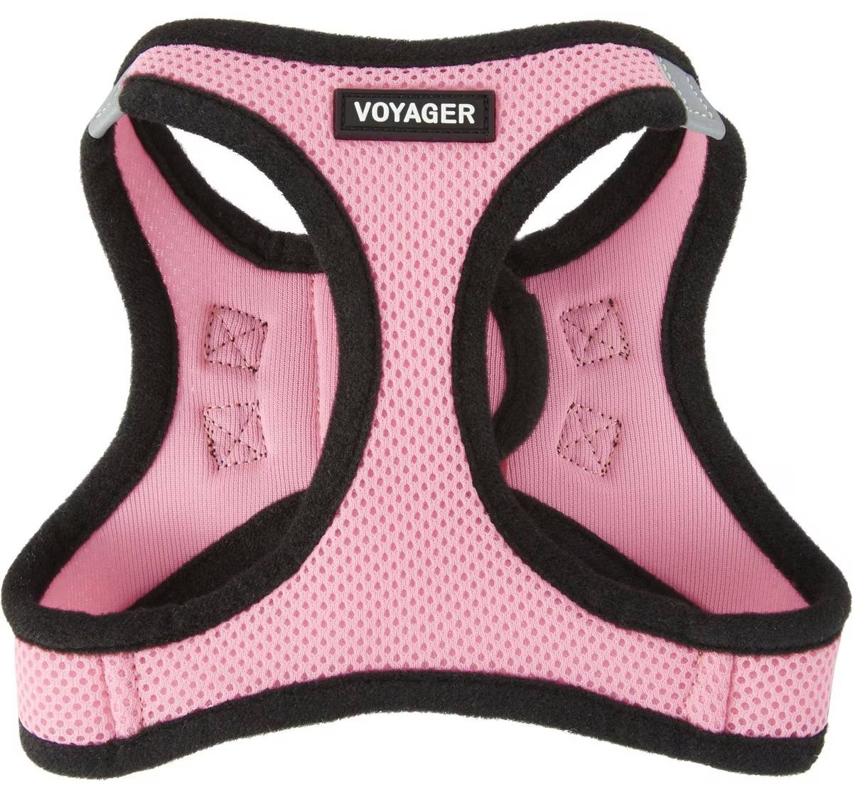 Best Pet Supplies Voyager Black Trim Mesh Dog Harness