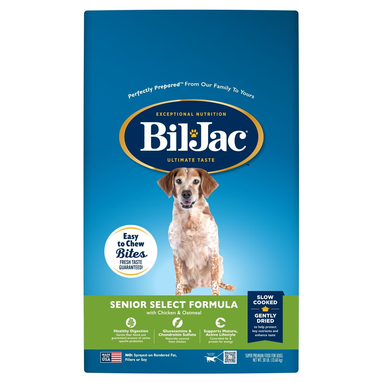 Bil-Jac Senior Select Chicken & Oatmeal Recipe Dry Dog Food