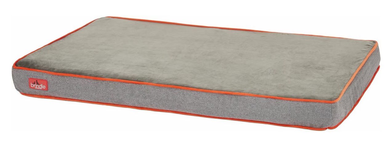 Brindle Waterproof Orthopedic Pillow Cat & Dog Bed with Removable Cover