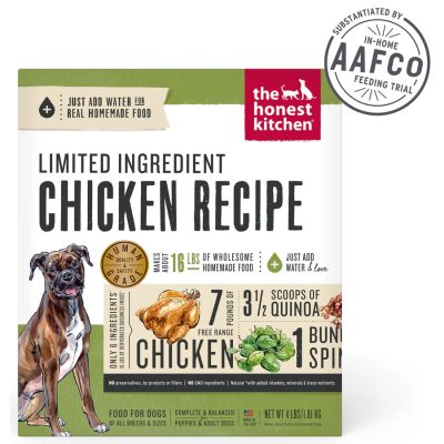 The Honest Kitchen Limited Ingredient Diet Chicken Dehydrated Dog Food