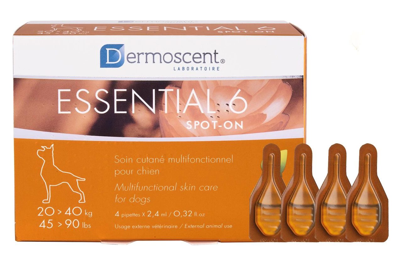 Dermoscent Essential 6 Spot-On Large Breed Dog Skin Care Treatment