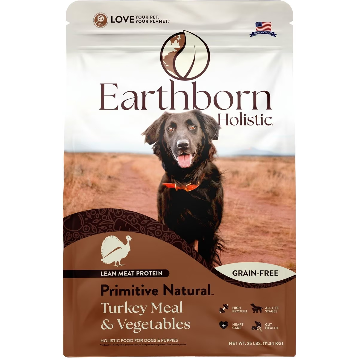 Earthborn Holistic Primitive Natural Turkey Meal & Vegetables Grain-Free Dry Dog Food