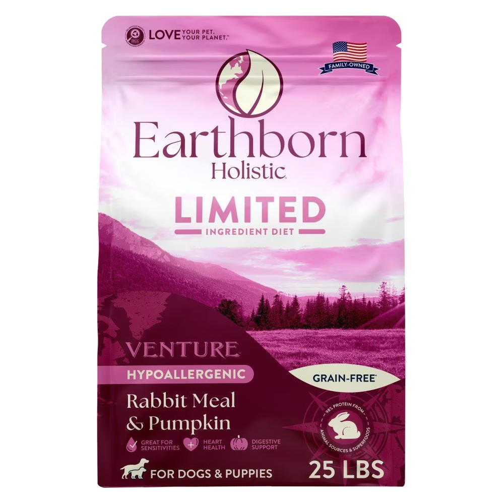 Earthborn Holistic Venture Limited Ingredient Grain-Free Rabbit Meal 1