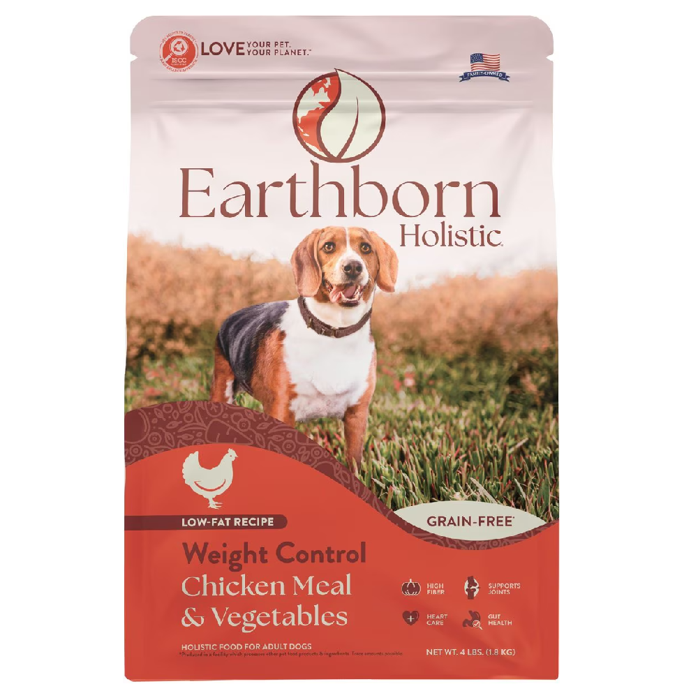 Earthborn Holistic Weight Control Chicken Meal & Vegetables Grain-Free Dry Dog Food