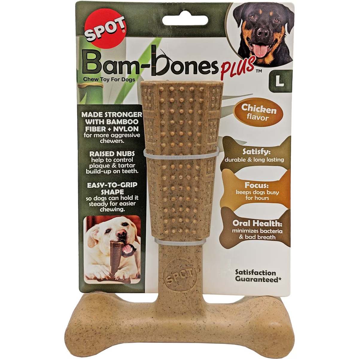 Ethical Pet Bam-bones Plus Chicken Tough Dog Chew Toy