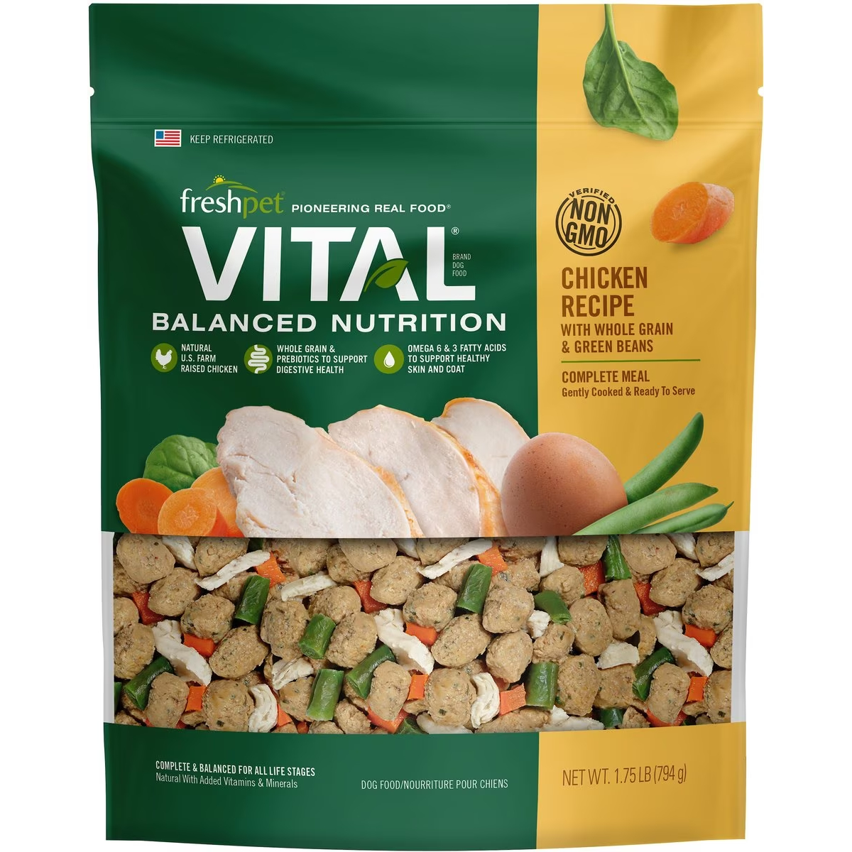 Freshpet Vital Chicken Recipe Fresh Dog Food