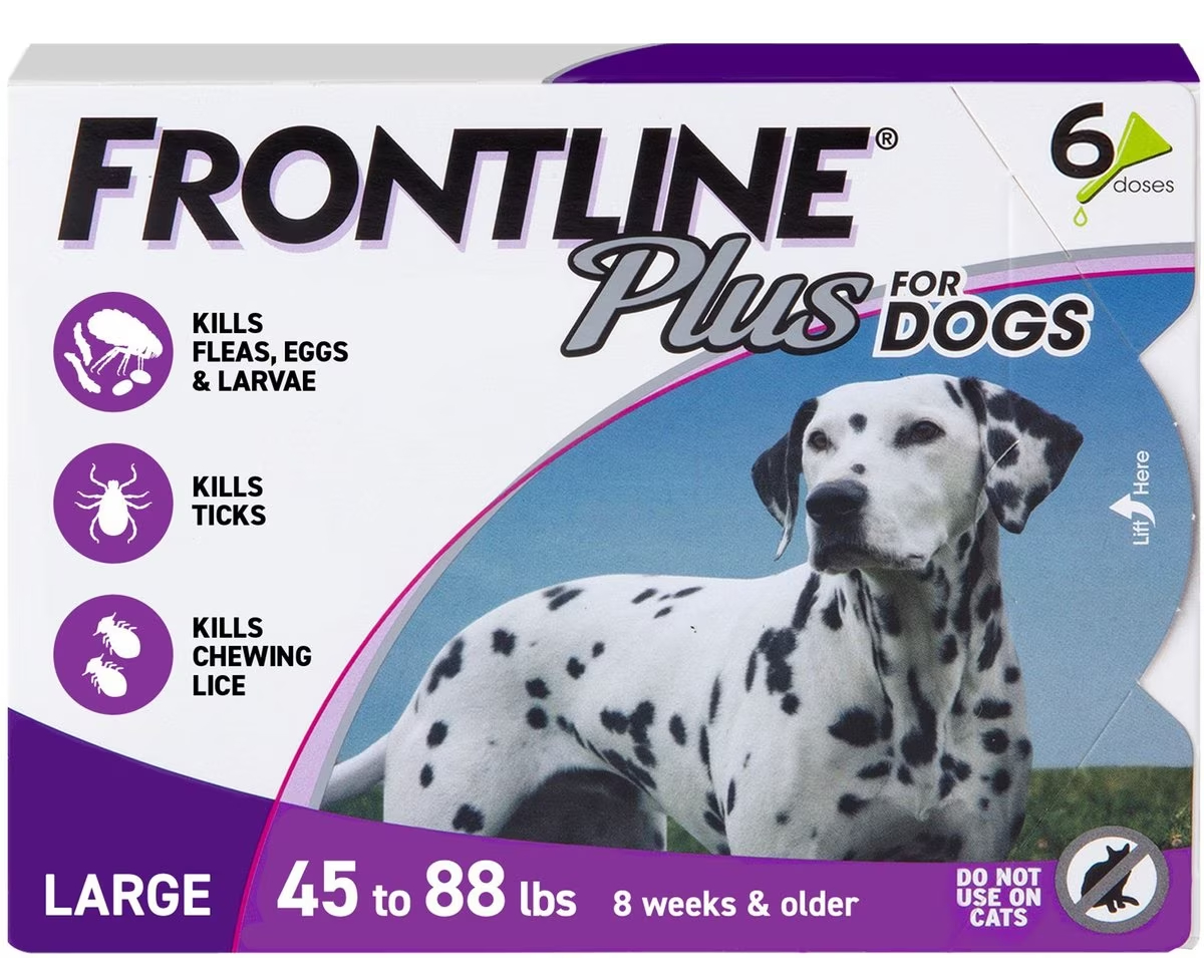 Frontline Plus Flea & Tick Spot Treatment for Large Dogs