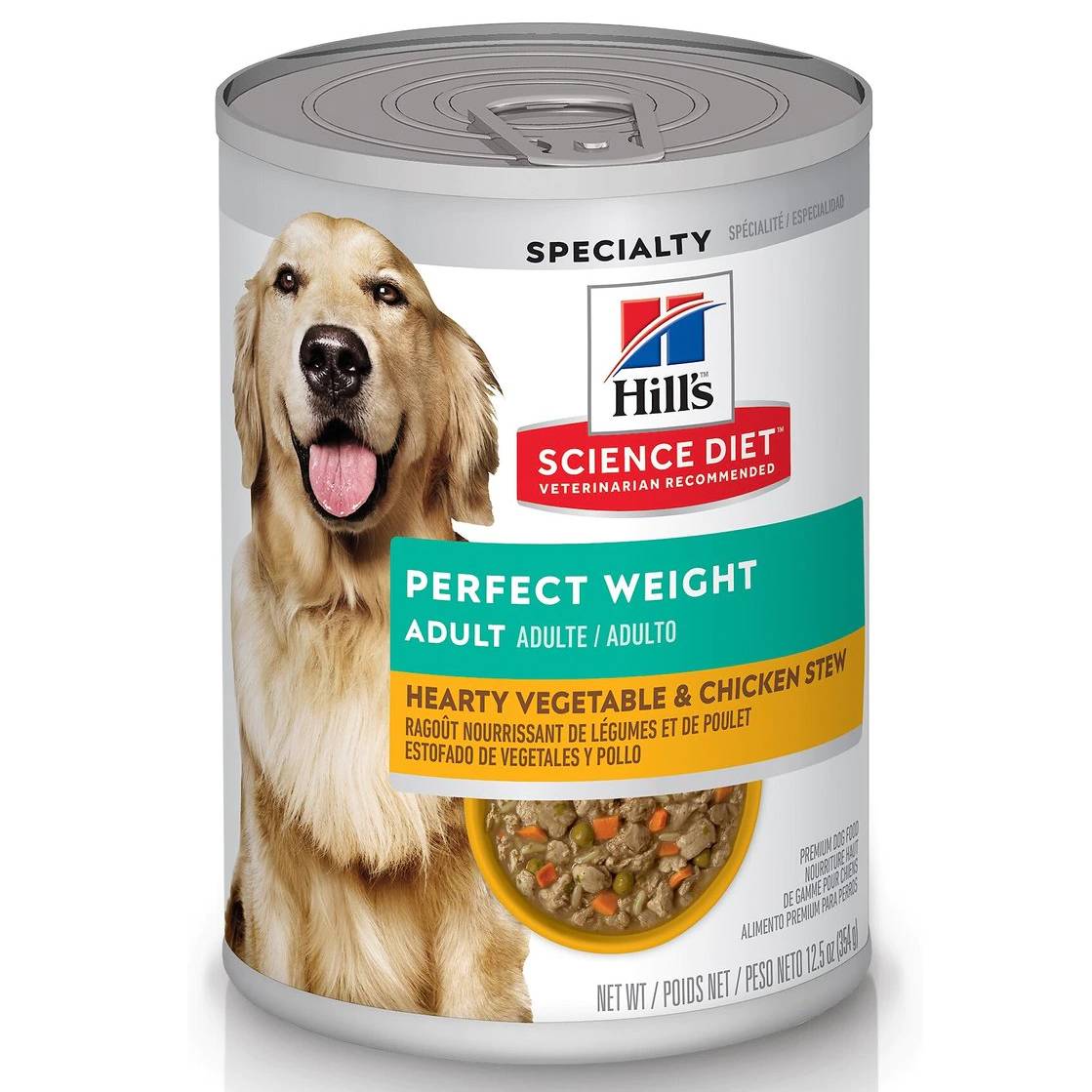 Hill’s Science Diet Adult Perfect Weight Hearty Vegetable & Chicken Stew Canned Dog Food