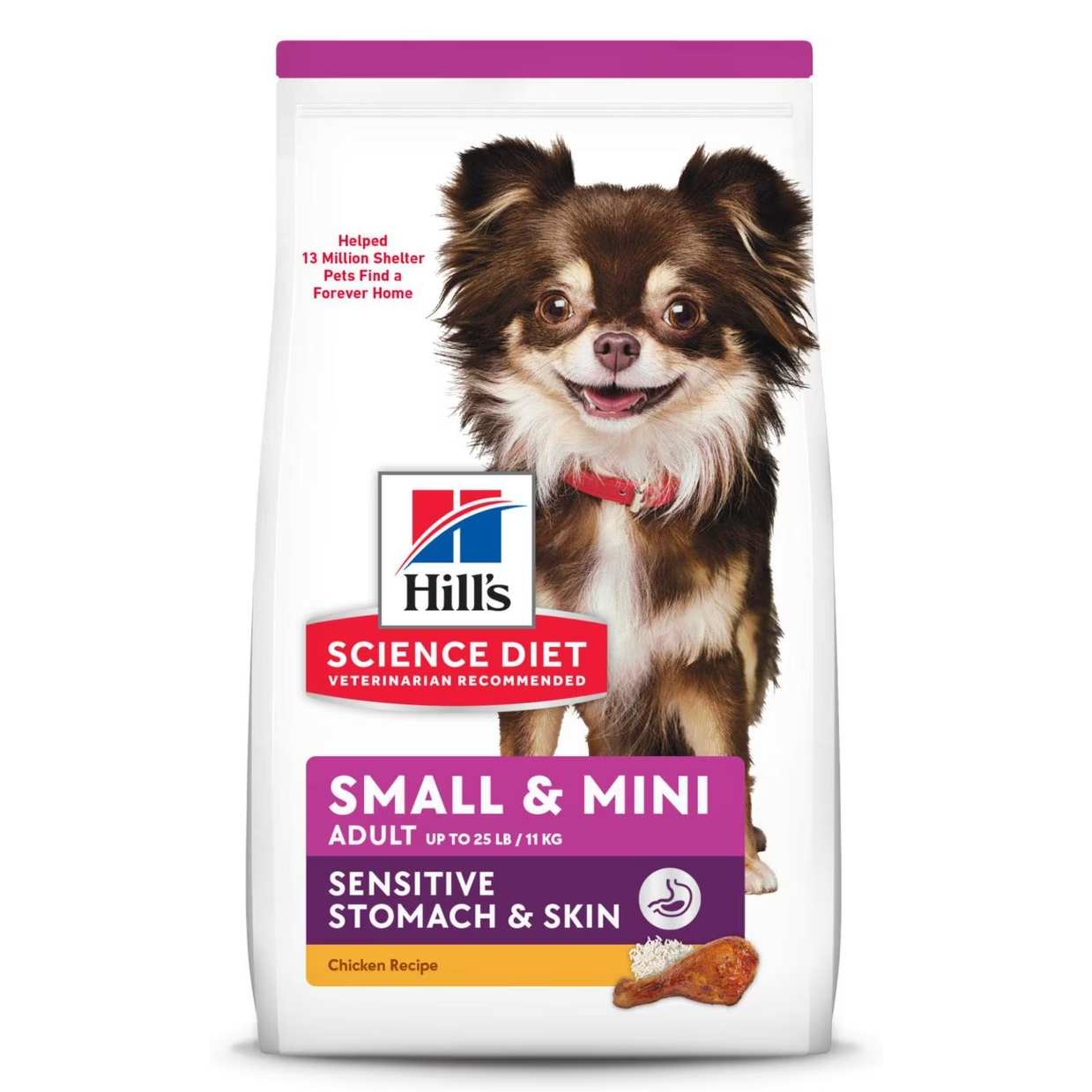 Hill’s Science Diet Adult Sensitive Stomach & Skin Small & Mini Breed Chicken Recipe Dry Dog Food