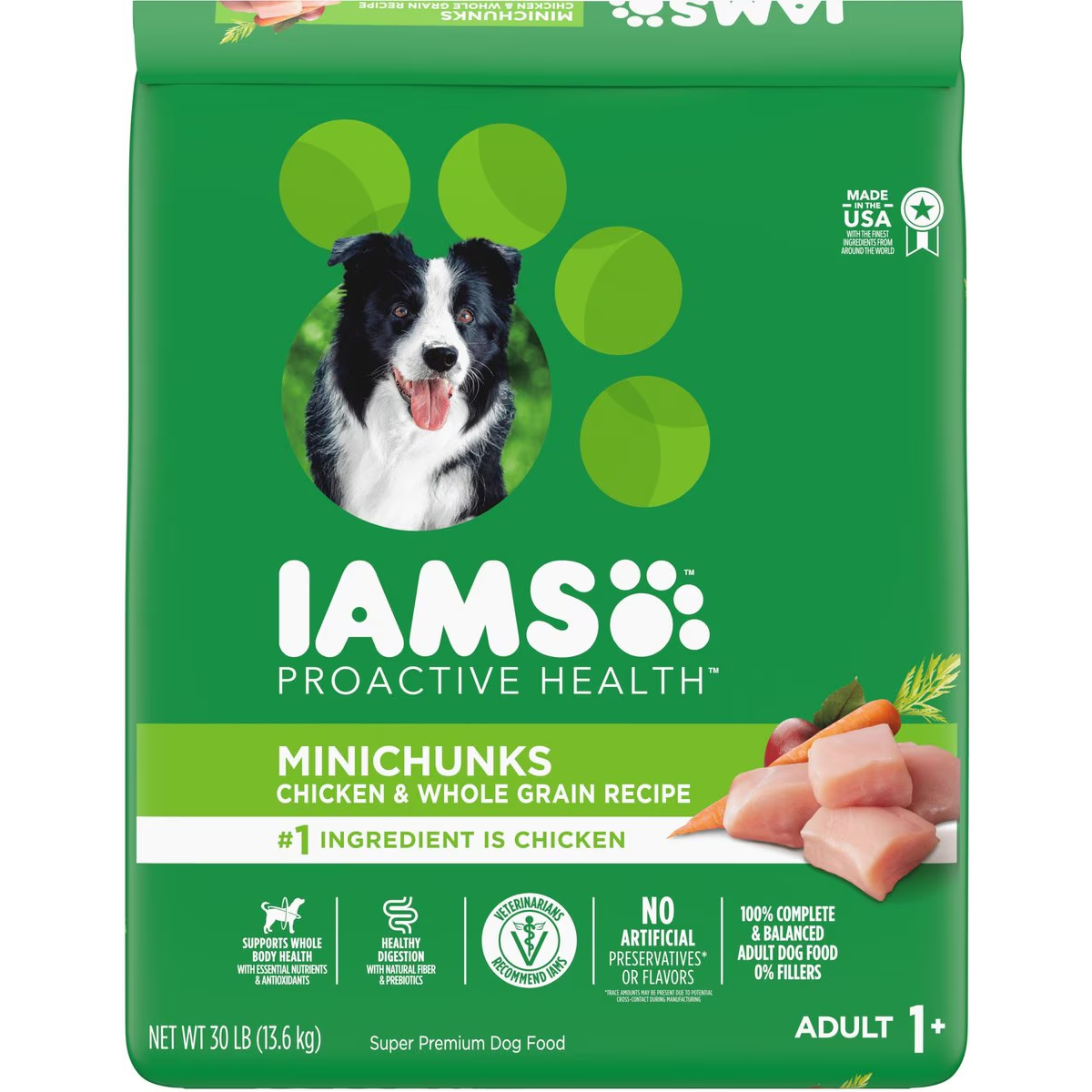 Iams Proactive Health Minichunks with Real Chicken & Whole Grains Dry Dog Food