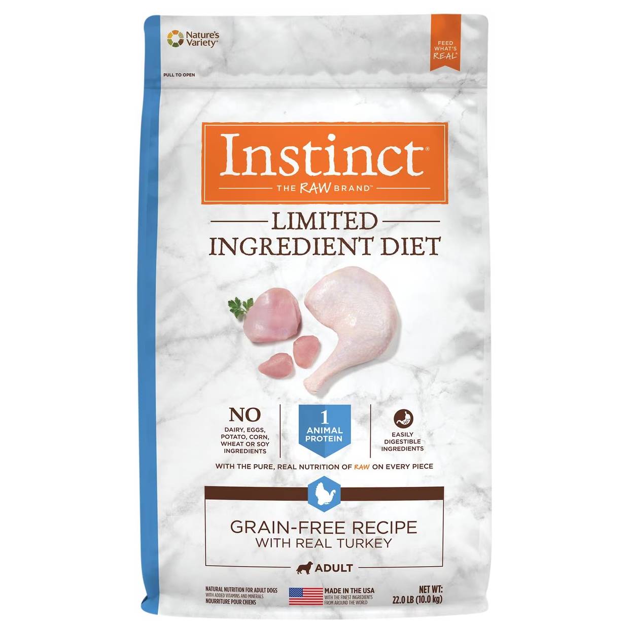 Instinct Limited Ingredient Diet Turkey Freeze-Dried Dog Food