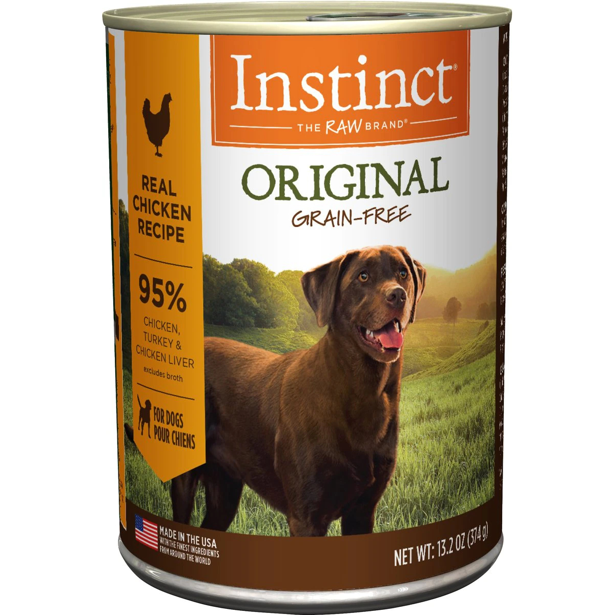 Instinct Original Grain-Free Real Chicken Recipe Natural Wet Canned Dog Food