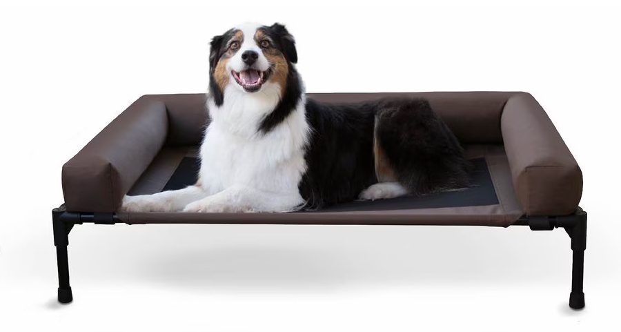 K&H Pet Products Original Elevated Bolster Cot Dog Bed