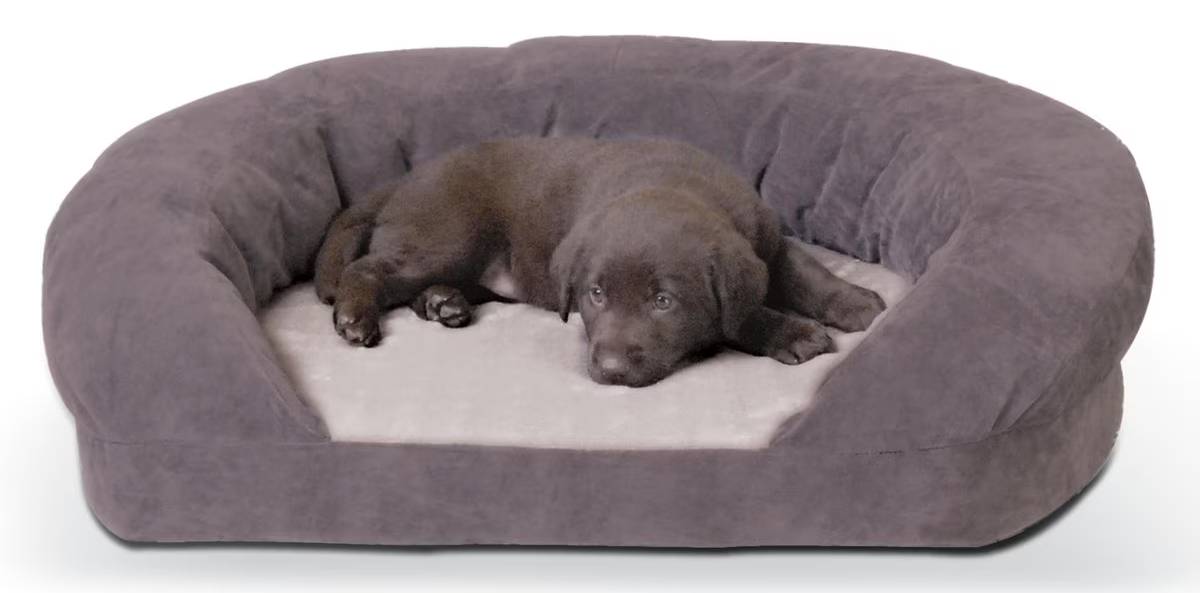 K&H Pet Products Orthopedic Bolster Cat & Dog Bed
