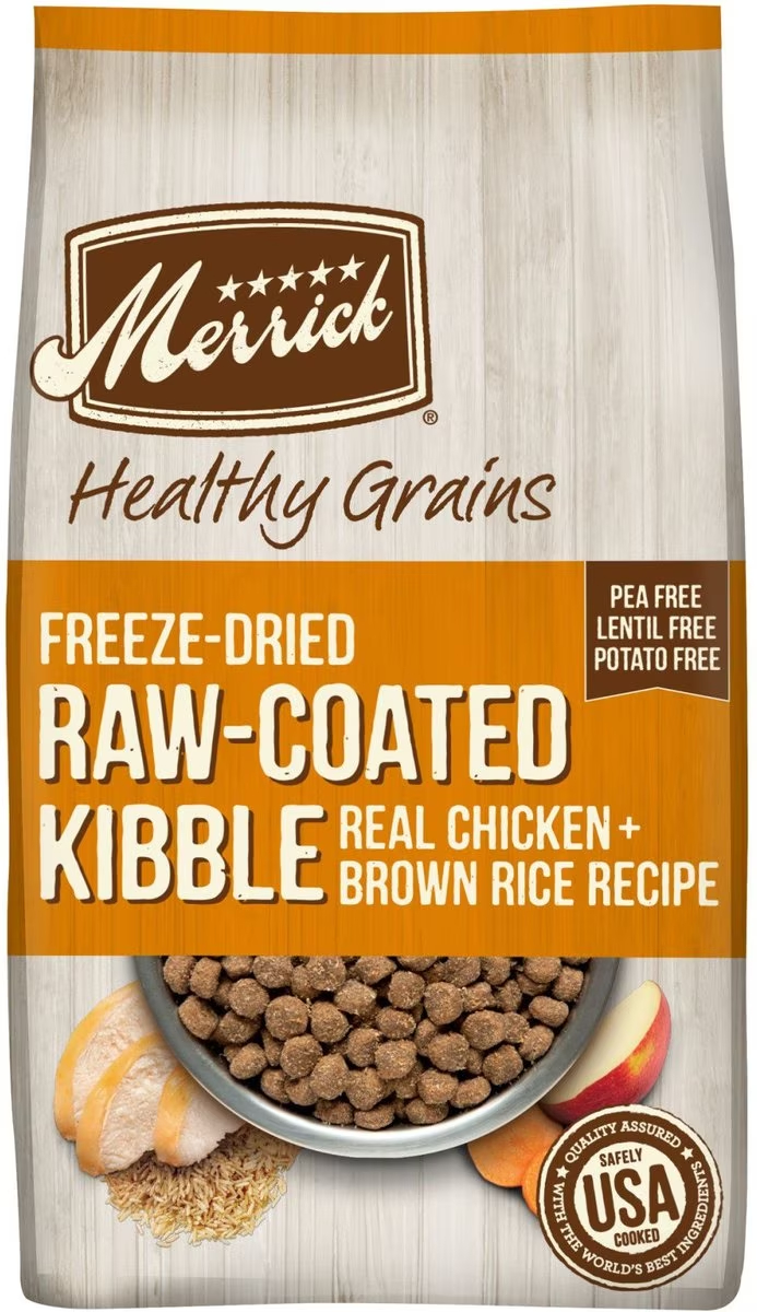 Merrick Healthy Grains Raw-Coated Kibble