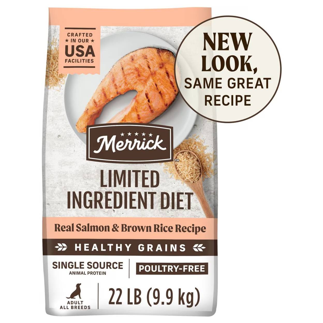 Merrick Limited Ingredient Diet Real Salmon & Brown Rice Dog Food