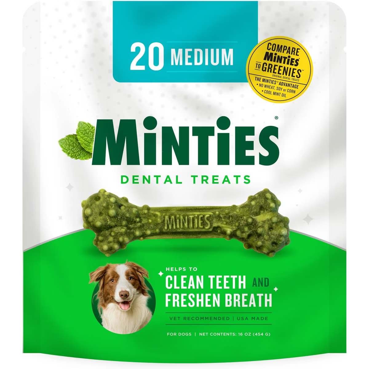 MiNTiES Large Dental Dog Treats