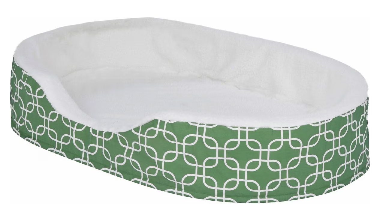 MidWest QuietTime Defender Orthopedic Bolster Cat & Dog Bed with Removable Cover