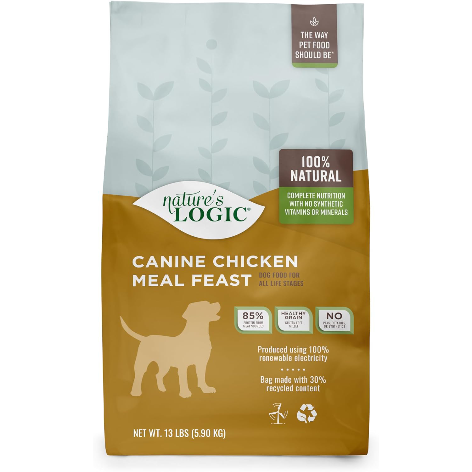 Nature's Logic Dog Food Canine Meal Feast, Chicken 