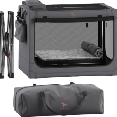 NOAH & PAW Collapsible Soft-Sided Dog Crate