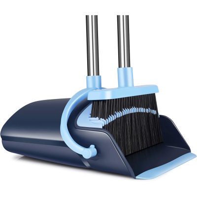 OLLSDIRE Broom and Dustpan Set