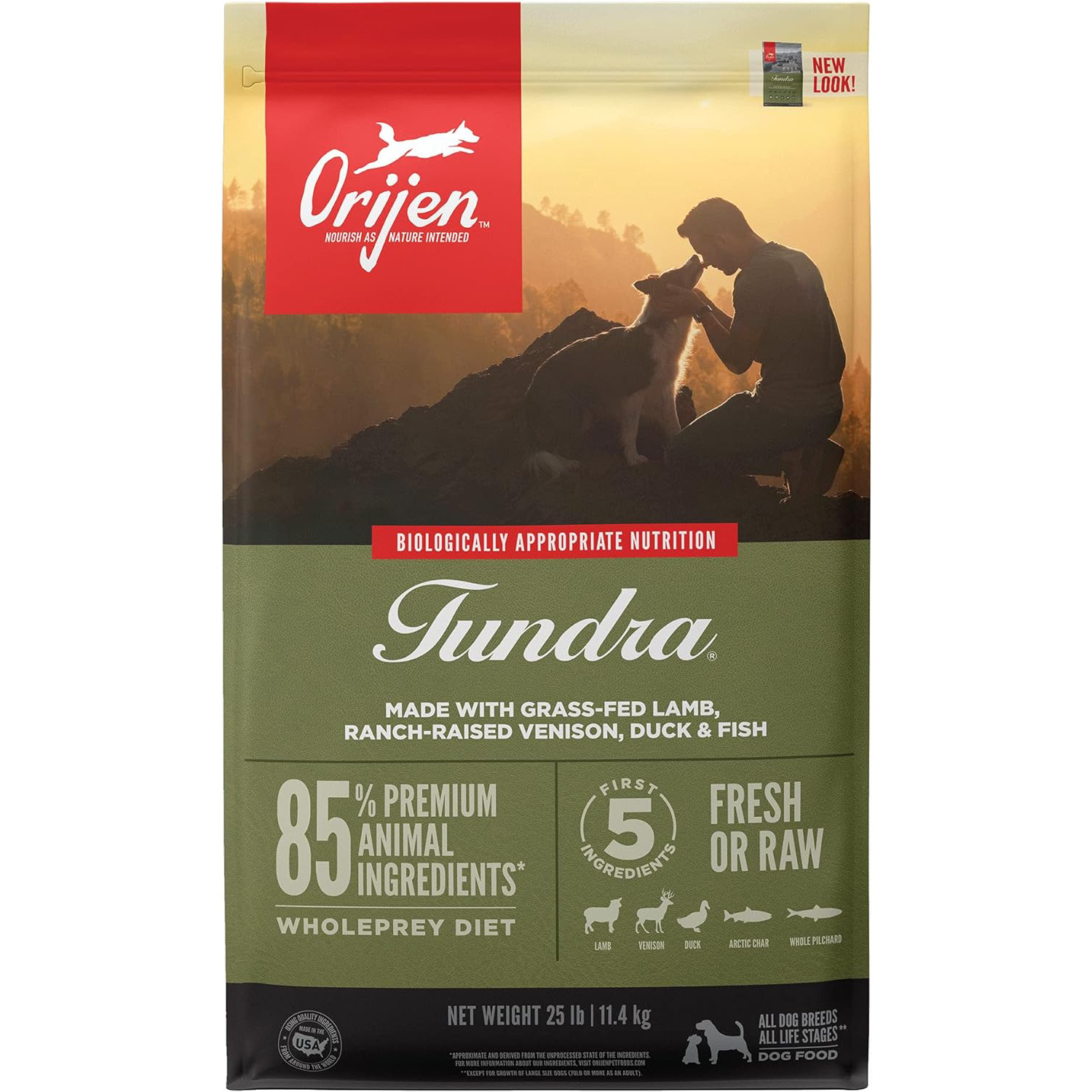 ORIJEN Dry Dog Food, Tundra, Biologically Appropriate & Grain Free 