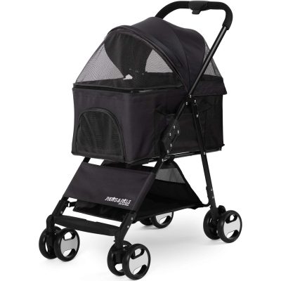 Paws & Pals Jogger Folding Dog & Cat Stroller