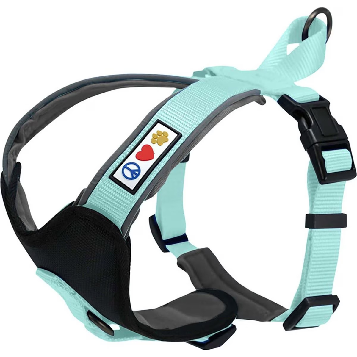 Pawtitas Nylon Reflective Back Clip Dog Harness