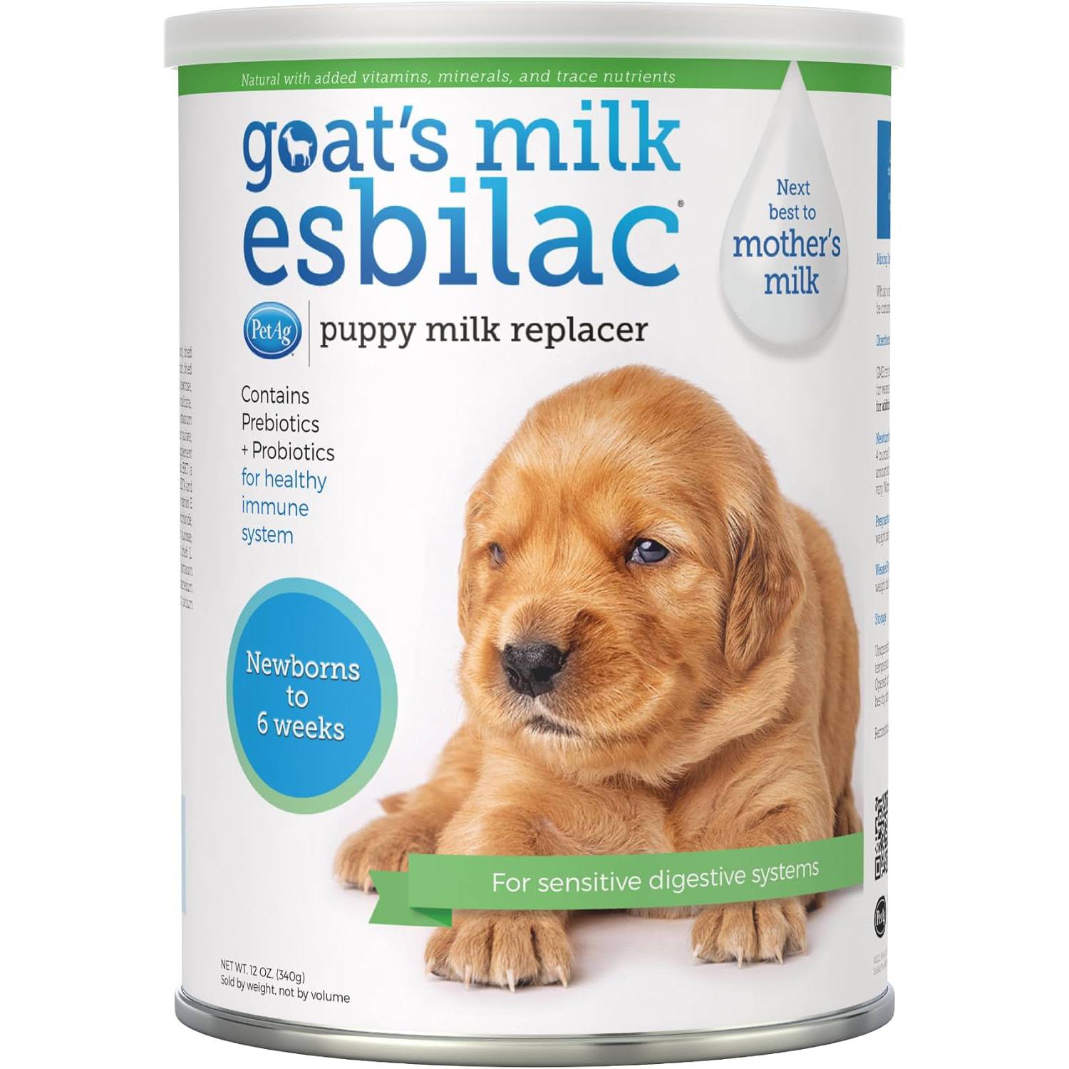 PetAg Goats' Milk Esbilac Powder - Milk Replacer for Puppies with Sensitive Digestive System