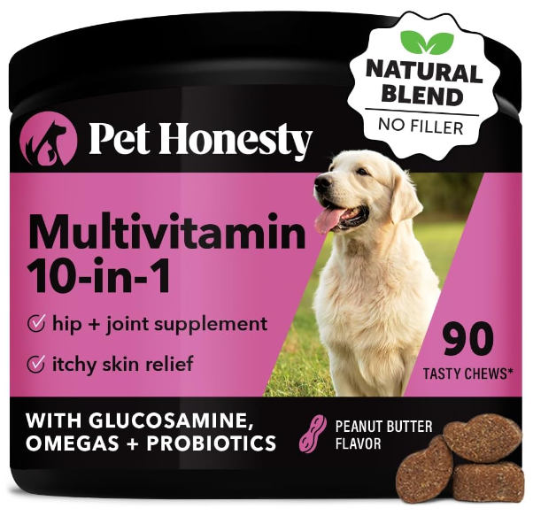 PetHonesty Multivitamin 10-in-1 Peanut Butter Glucosamine