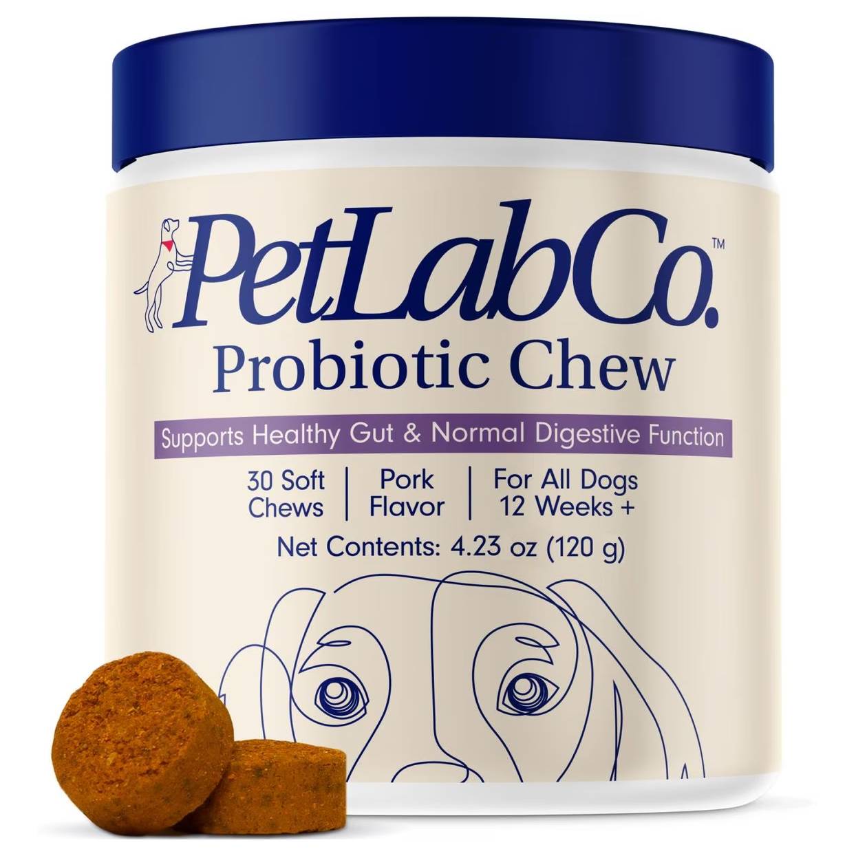 PetLab Co. Probiotic Pork Flavor Dog Chews