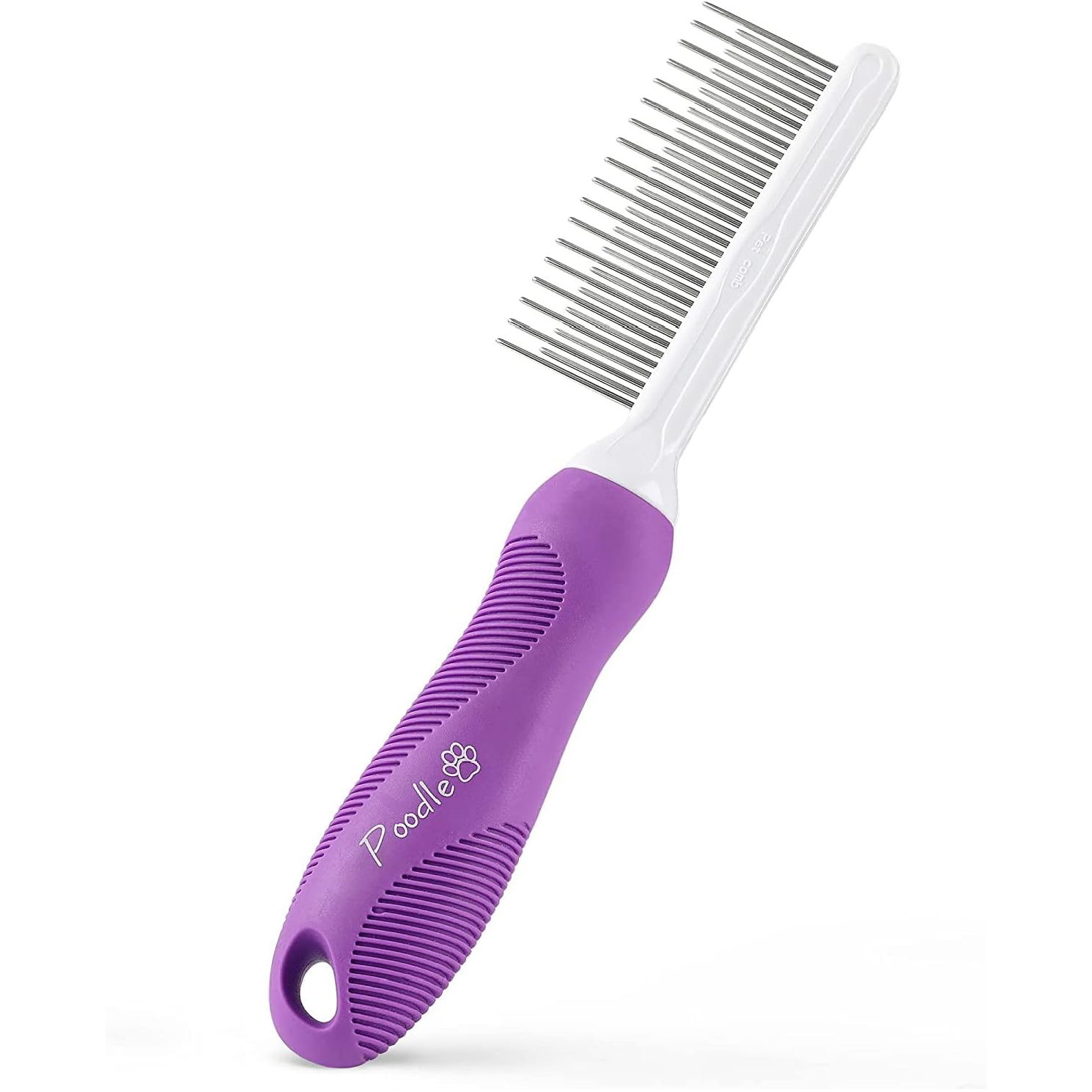 Poodle Pet Detangling Pet Comb with Long & Short 