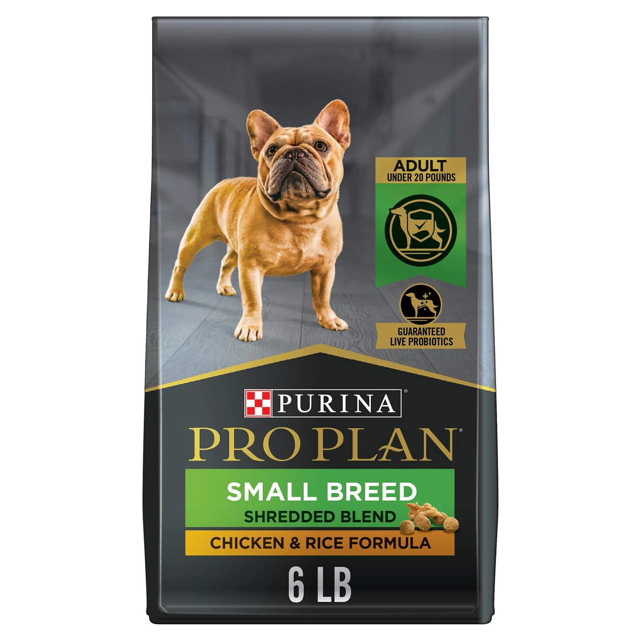 Purina Pro Plan Shredded Blend Adult Small Breed Chicken & Rice Formula Dry Dog Food