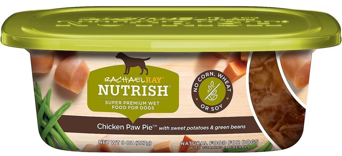 Rachael Ray Nutrish Natural Chicken Paw Pie Natural Wet Dog Food 