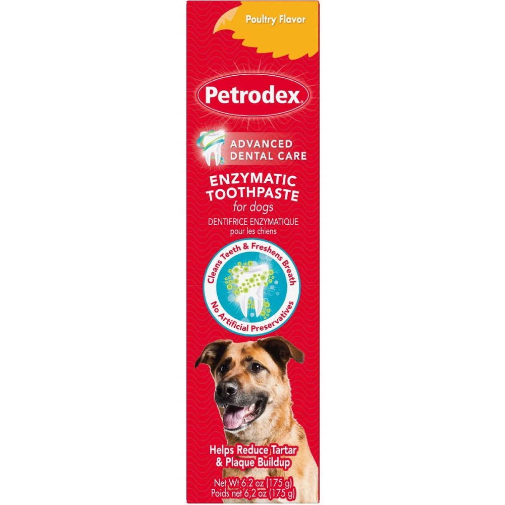 Sentry Petrodex Veterinary Strength Enzymatic Poultry Flavor Dog Toothpaste 