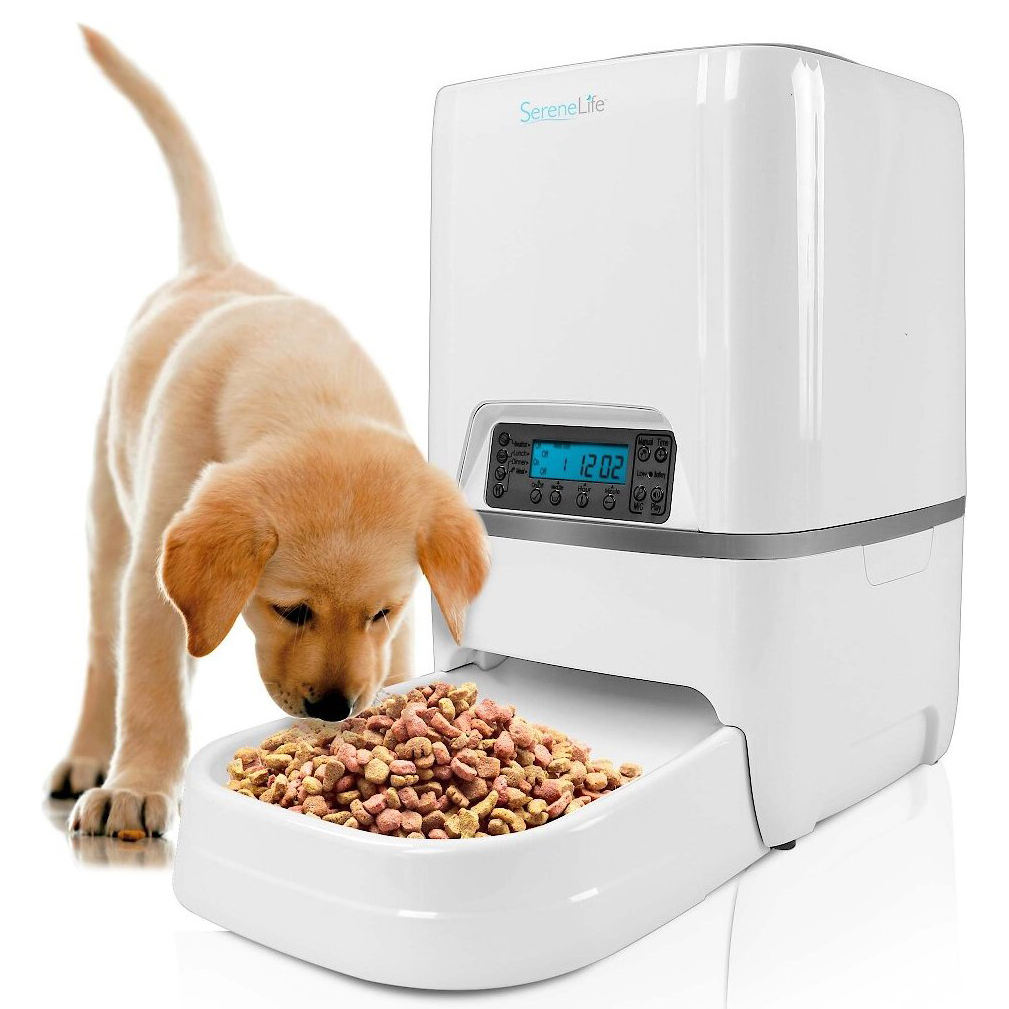 SereneLife Automatic Dog Feeder & Voice Recorder