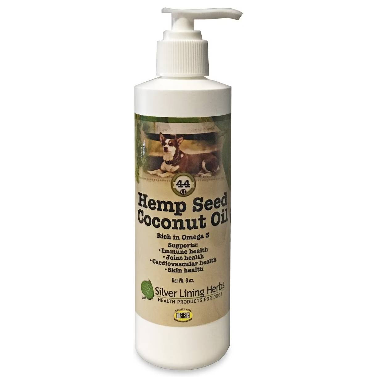 Silver Lining Herbs Hemp Seed Coconut Oil Dog Supplement