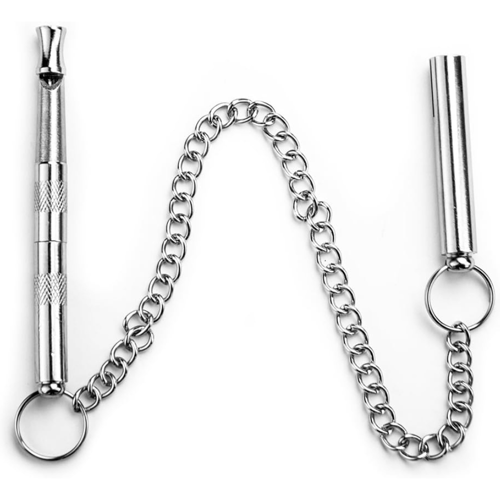 Stainless Steel Dog Whistle with Adjustable Frequency 