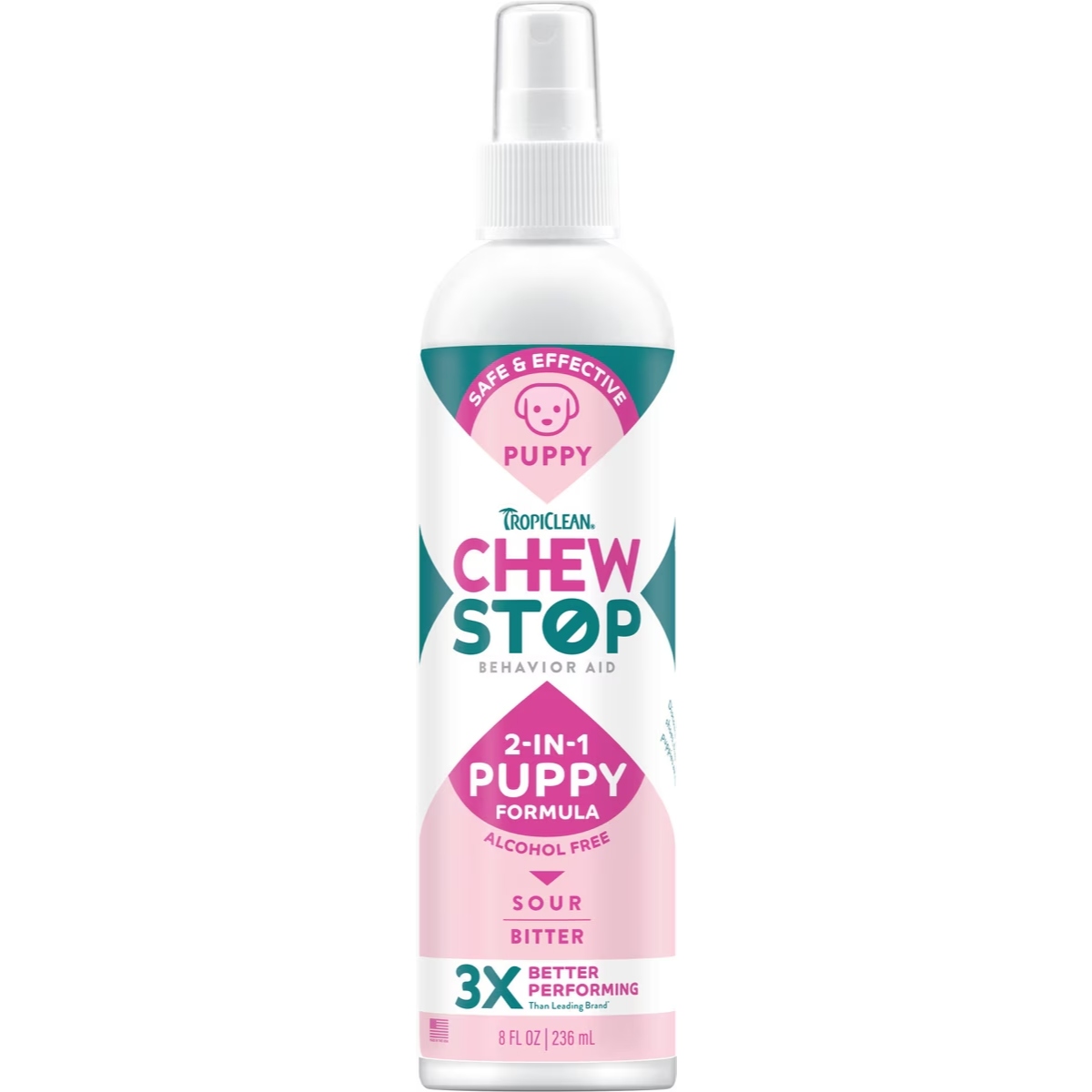 TropiClean Chew Stop Puppy Deterrent Spray, 8-fl oz bottle
